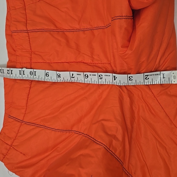 Inssbruck Vintage, Bright Orange Quilted Jacket and Pants Set S - Picture 7 of 13